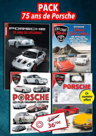 Pack 75 ans de Porsche
