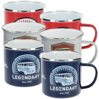 DUO mugs émaillé Volkswagen Legendary since 1950